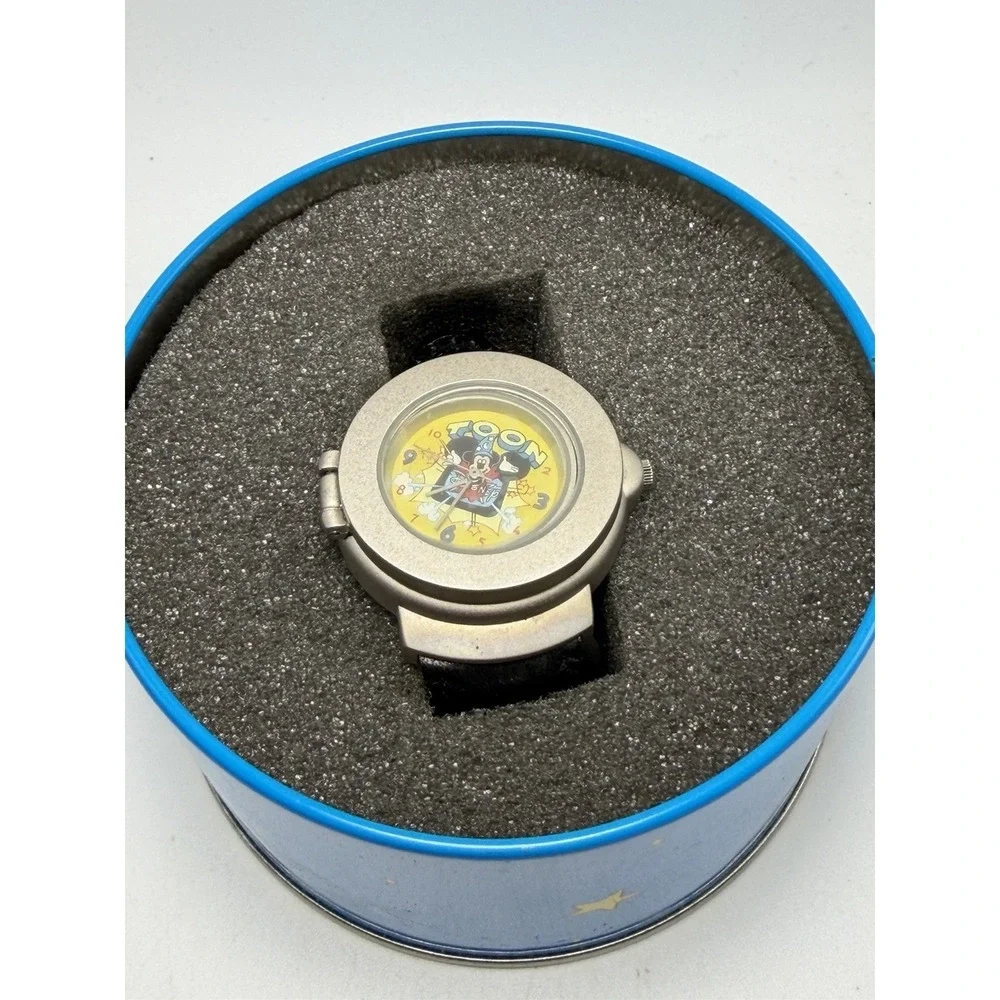 Disney Toon Mickey Mouse Watch Fantasia New Battery 34MM 7